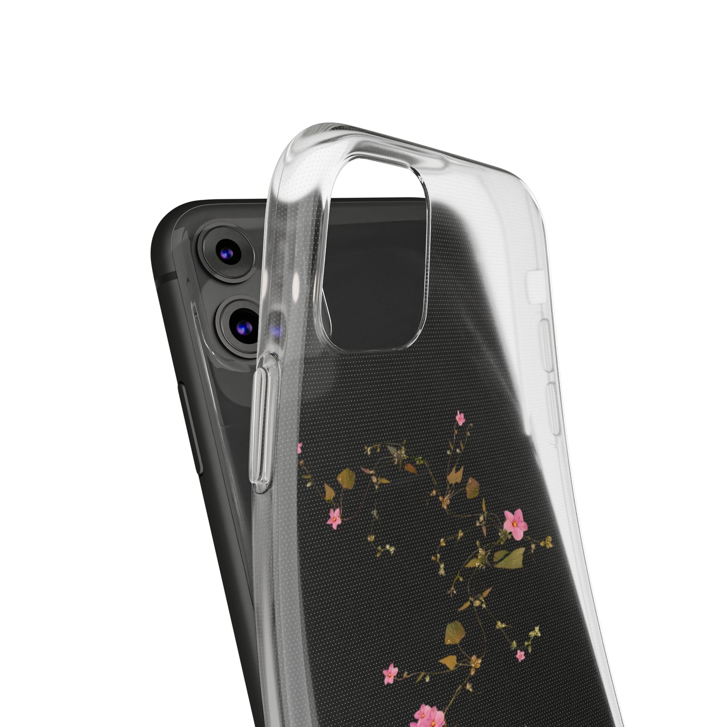 Floral Soft Phone Case - Elegant Botanical Design for Nature Lovers
