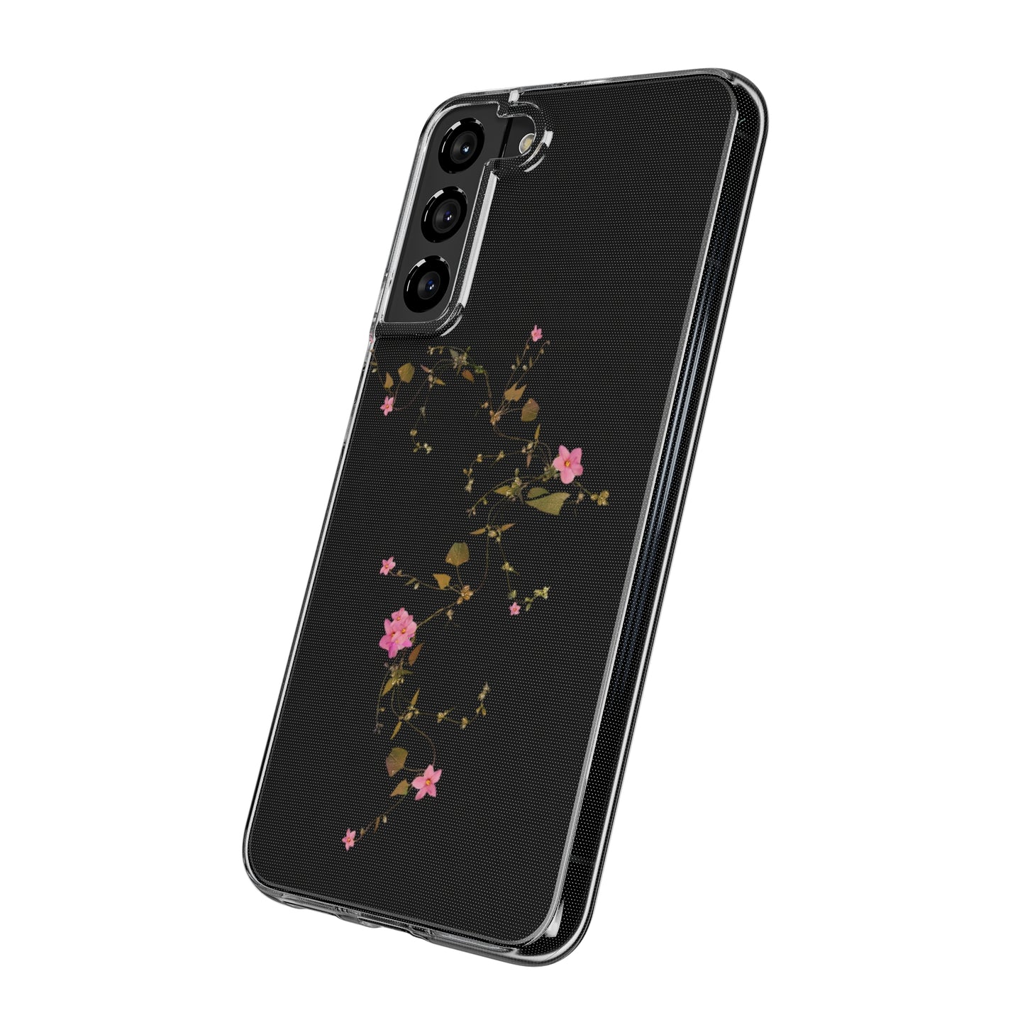 Floral Soft Phone Case - Elegant Botanical Design for Nature Lovers