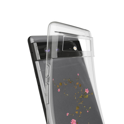 Floral Soft Phone Case - Elegant Botanical Design for Nature Lovers