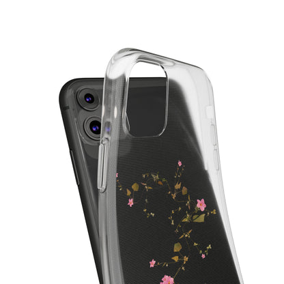 Floral Soft Phone Case - Elegant Botanical Design for Nature Lovers