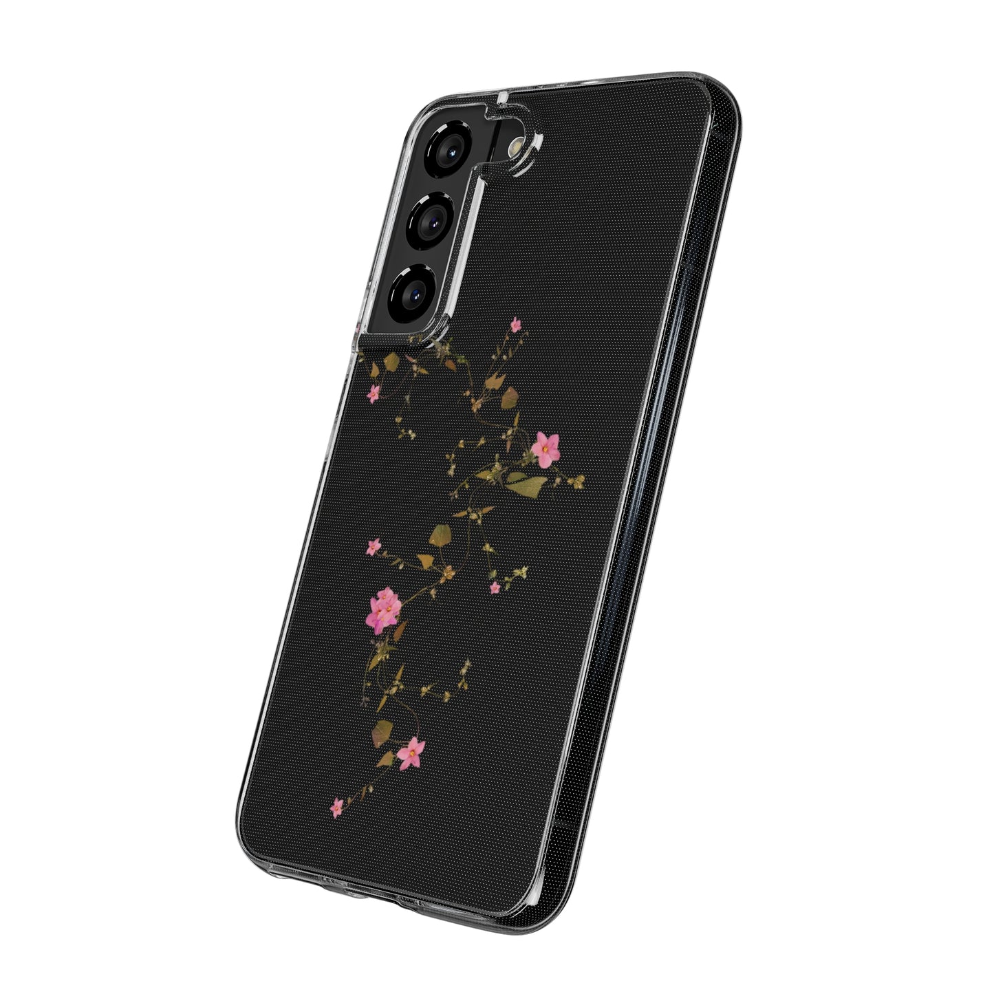 Floral Soft Phone Case - Elegant Botanical Design for Nature Lovers