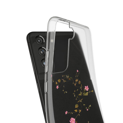 Floral Soft Phone Case - Elegant Botanical Design for Nature Lovers