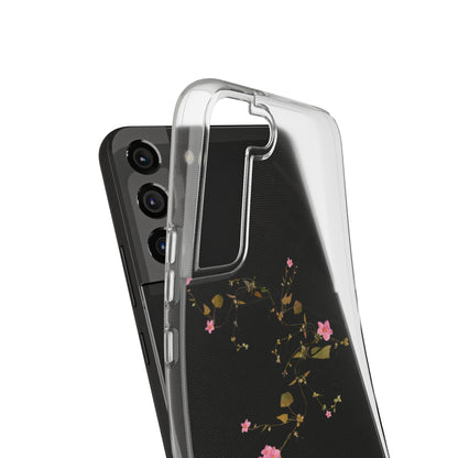 Floral Soft Phone Case - Elegant Botanical Design for Nature Lovers
